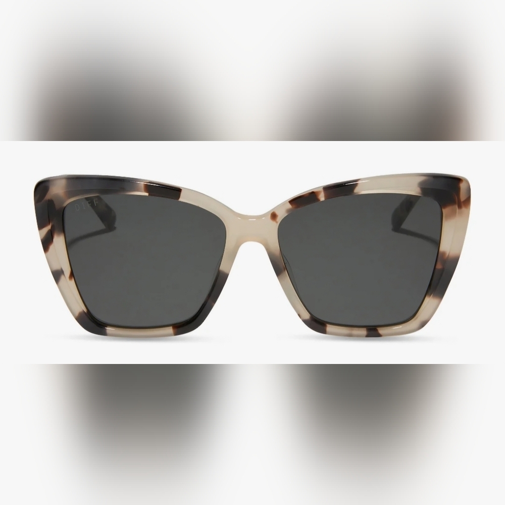 NWT | Diff Eyewear | Becky II | Tortoise Shell Polarized Cat-Eye Sunglasses